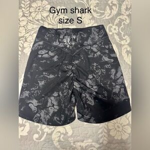 Gymshark Black Patterned Athletic Shorts